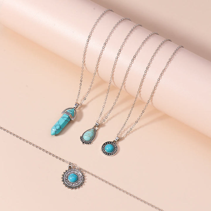 Olivenorma orecchini turchi set collana multistrato 