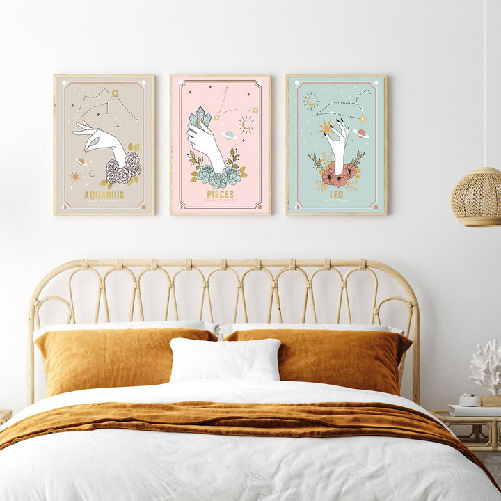Olivenorma Gesto Zodiaco Nordico Piccolo Affresco Poster 