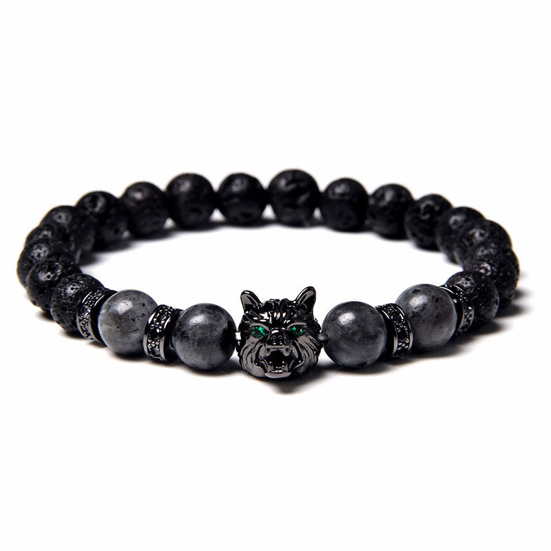 Bracciale Lupo Olivenorma Lapislazzuli - Pietra scintillante - image 8