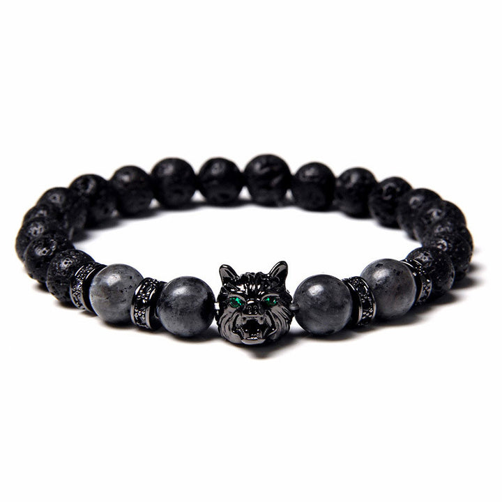Bracciale Lupo Olivenorma Lapislazzuli - Pietra scintillante - image 8