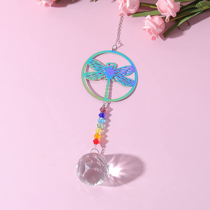 Olivenorma Clear Crystal Chakra Beads Hanging Wind Chime Suncatcher - image 29