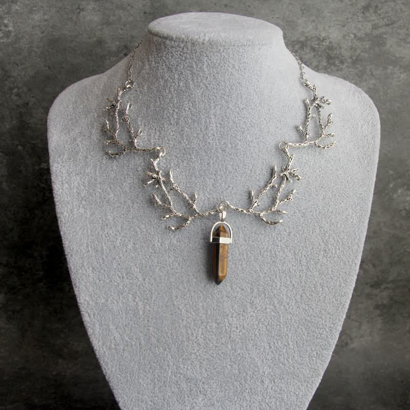 Olivenorma "La luce del Mantra" - Collana esagonale in cristallo naturale