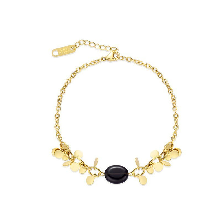 Olivenorma Set di bracciali impilabili con stelle turchesi naturali