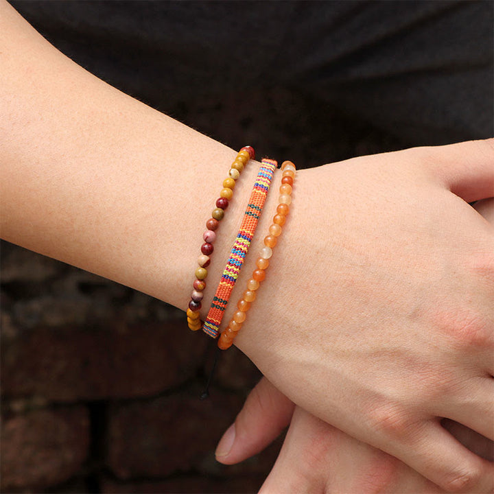 Olivenorma Bohemia Africa Bracciale in cristallo turchese