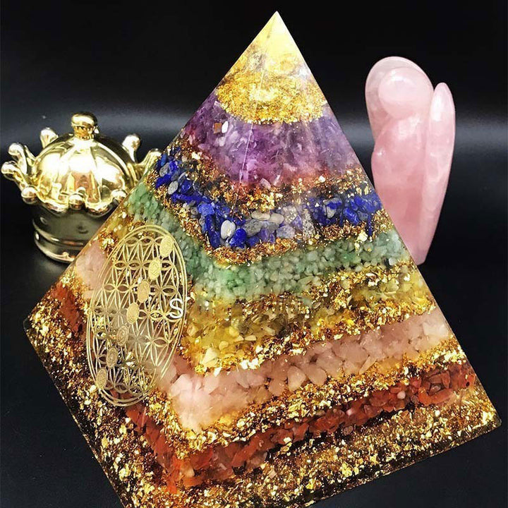 Olivenorma Chakra Fiore della Vita Piramide Orgonica