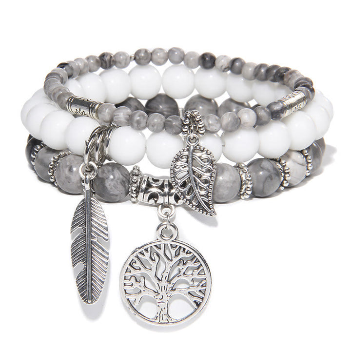 Olivenorma "Nature's Healing Moments" Set di bracciali Albero della vita da 3 pezzi 