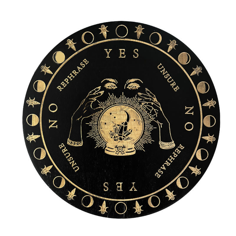 Olivenorma Il gioco del pendolo divinatorio in legno Carta dei tarocchi 