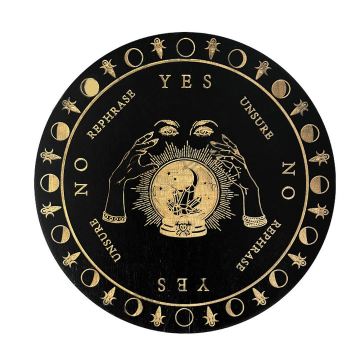 Olivenorma Il gioco del pendolo divinatorio in legno Carta dei tarocchi 