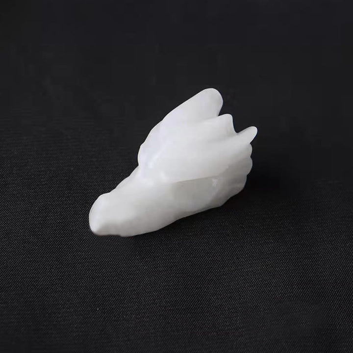 Olivenorma 1.5 pollici statua teschio drago di cristallo decorazione pietra preziosa