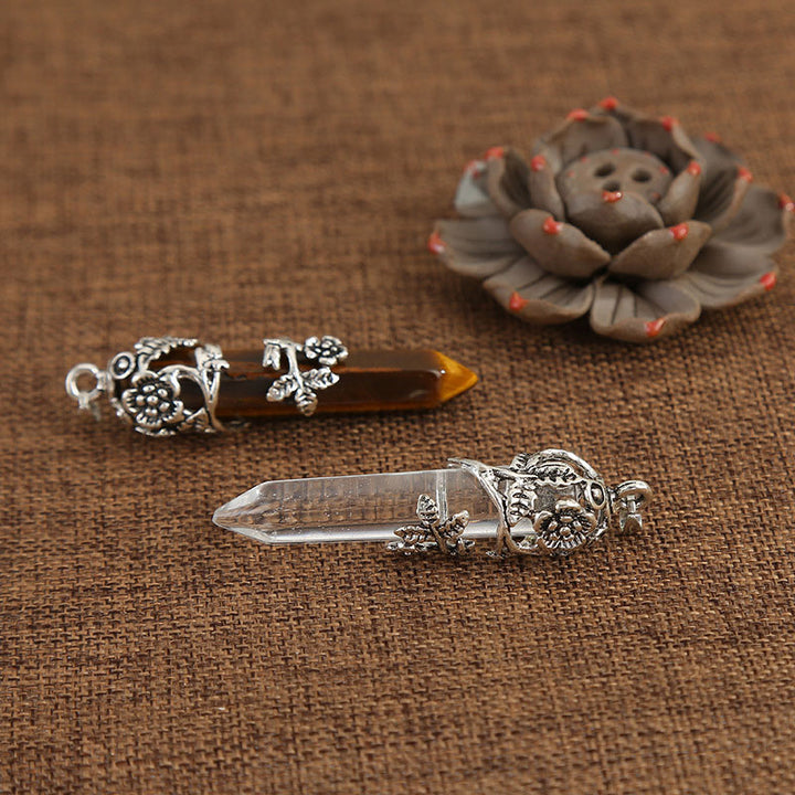Collana di guarigione spirituale in pietra naturale Olivenorma Rose