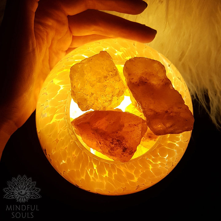 Lampada di vendita dell'Himalaya in vetro soffiato Olivenorma
