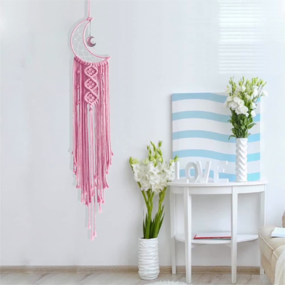 Acchiappasogni con nappa macramè Olivenorma Stella Luna 