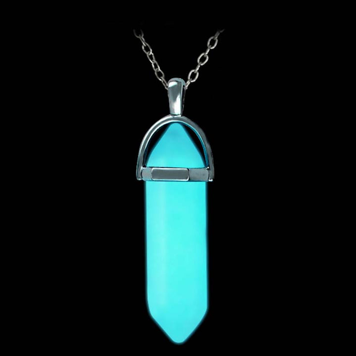 Collana a colonna esagonale in pietra di luna Olivenorma