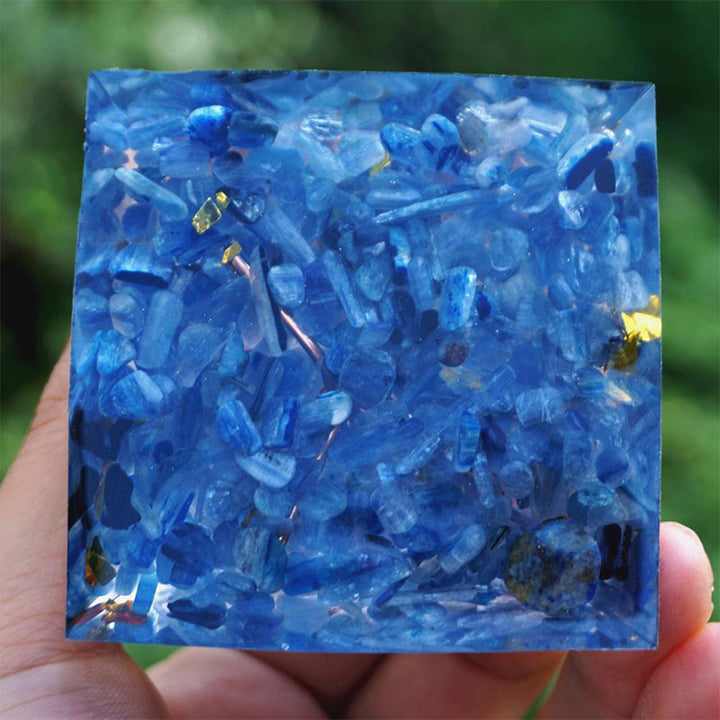 Olivenorma Ametista Cianite Albero della Vita Piramide Orgonica 