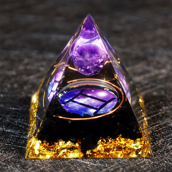Olivenorma Ametista Palla Ossidiana Ghiaia Zodiaco Gemelli Orgone Piramide 