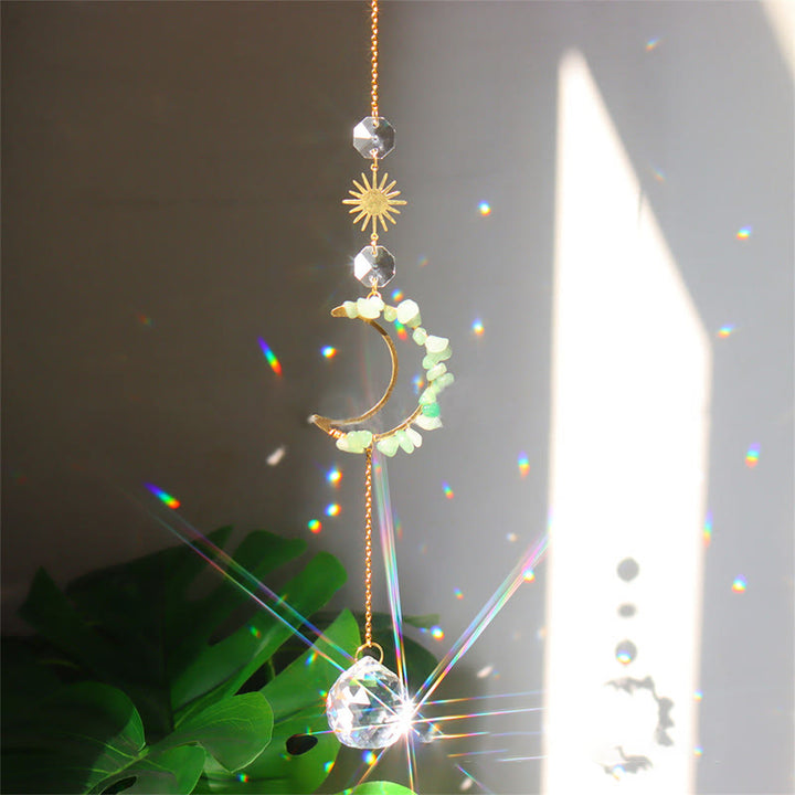 Olivenorma Moon Suncatcher - Campanello a vento da parete