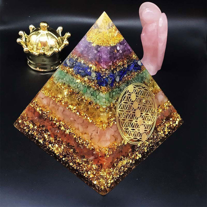 Olivenorma Chakra Fiore della Vita Piramide Orgonica