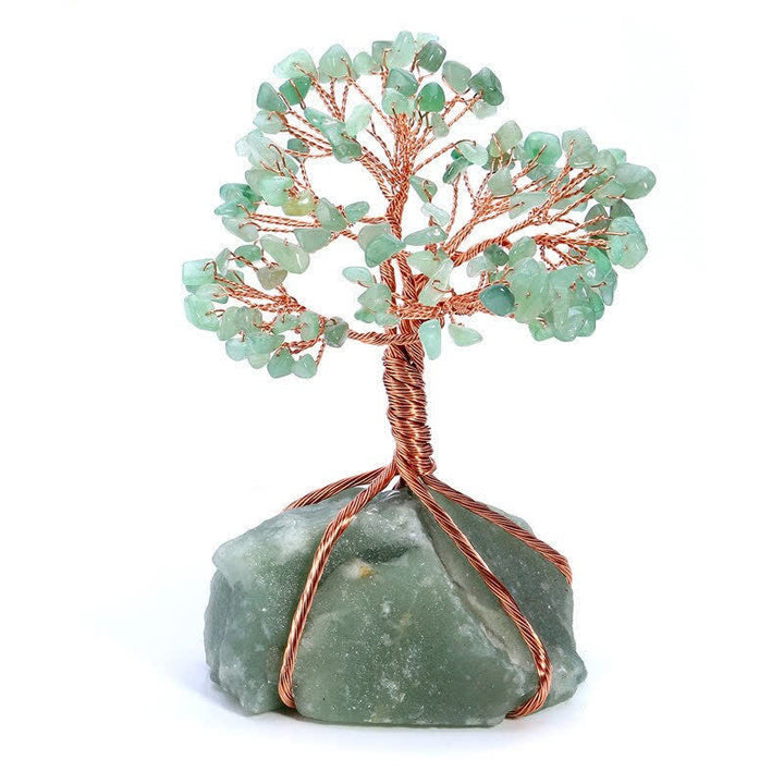 Olivenorma Guarigione Avventurina Verde Albero Feng Shui 