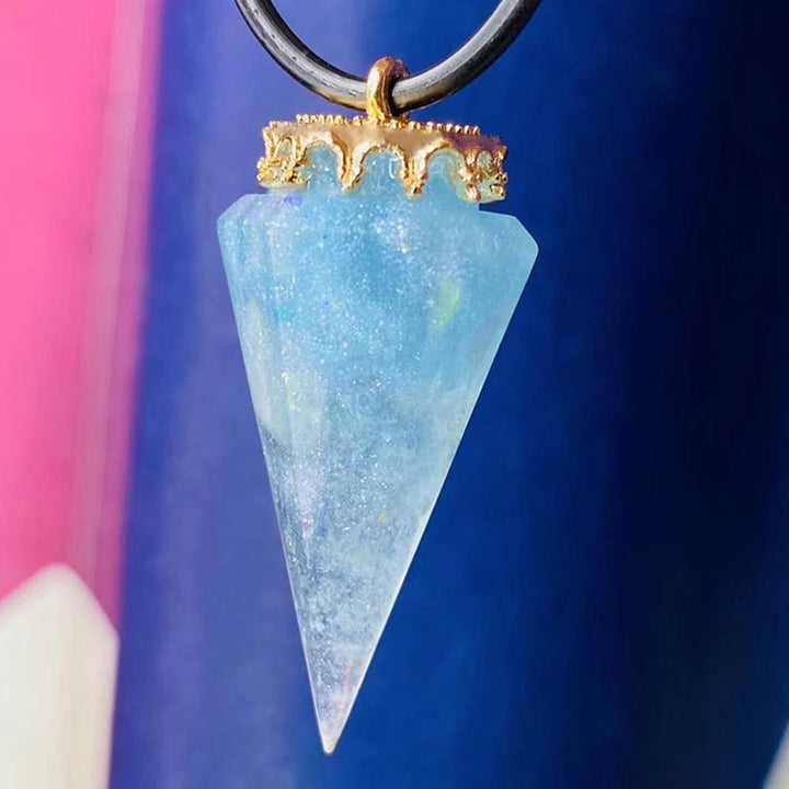 Collana di cristallo curativo naturale Olivenorma 