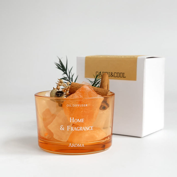 Olivenorma Natural Crystal Flameless Essential Oil Cristallo Aromaterapia 