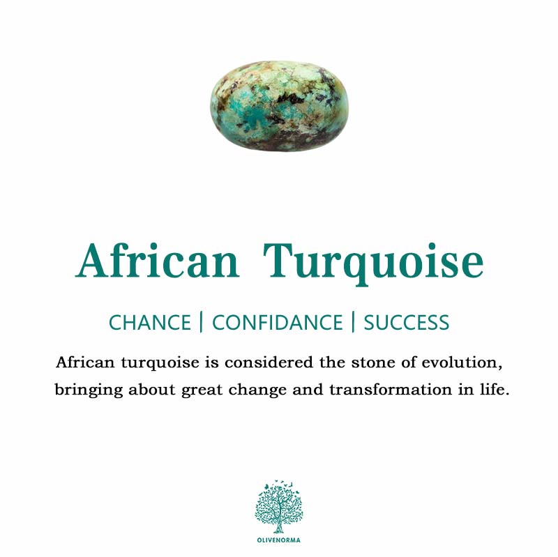 Olivenorma Protezione dalle energie negative Braccialetto turchese africano