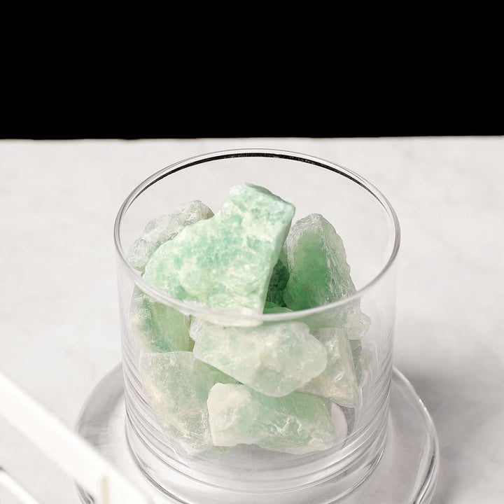 Olivenorma Diffusore Pietra Senza Fiamma Tazza Trasparente Cristallo Lampada Aromaterapia 