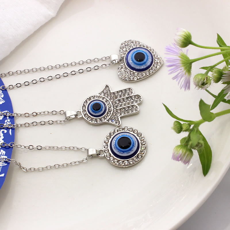 Collana con occhio malvagio "Per proteggere e proteggere" Olivenorma