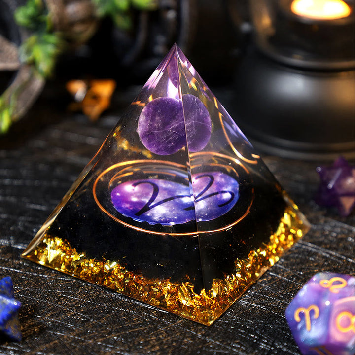 Olivenorma Ametista Palla Ossidiana Ghiaia Zodiaco Ariete Orgone Piramide