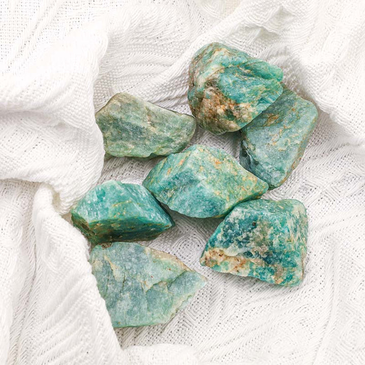 Olivenorma Amazzonite Pietra Naturale Grezza Pietra