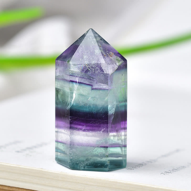 Bacchette di cristallo di fluorite arcobaleno Olivenorma 