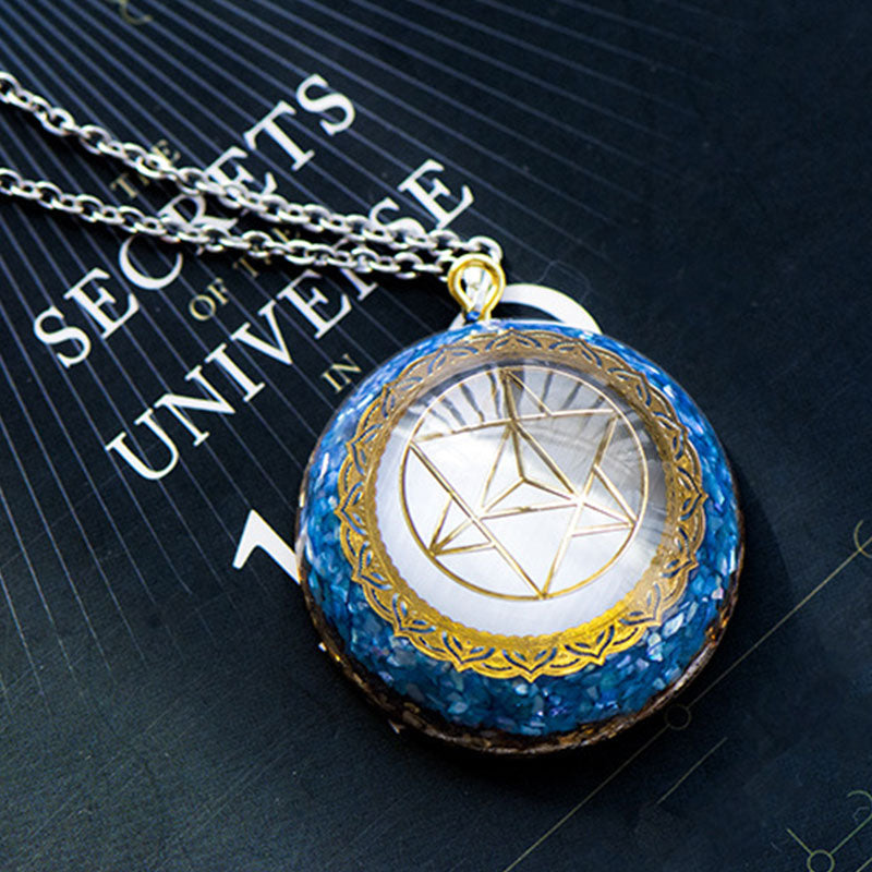 Collana Olivenorma Merkaba Orgone 