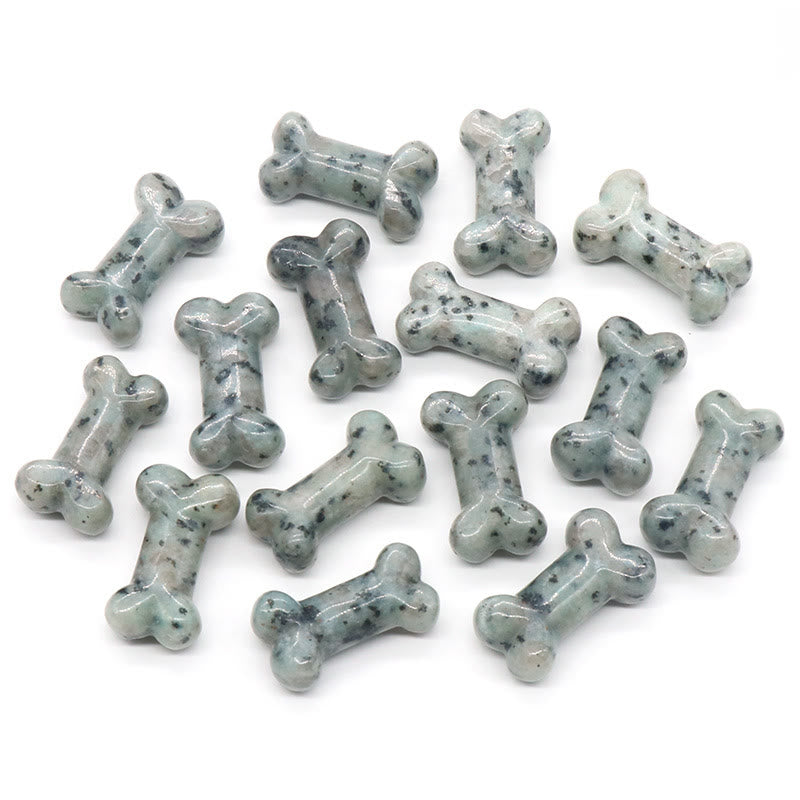 Decorazione in pietra preziosa di osso in cristallo di quarzo naturale Olivenorma