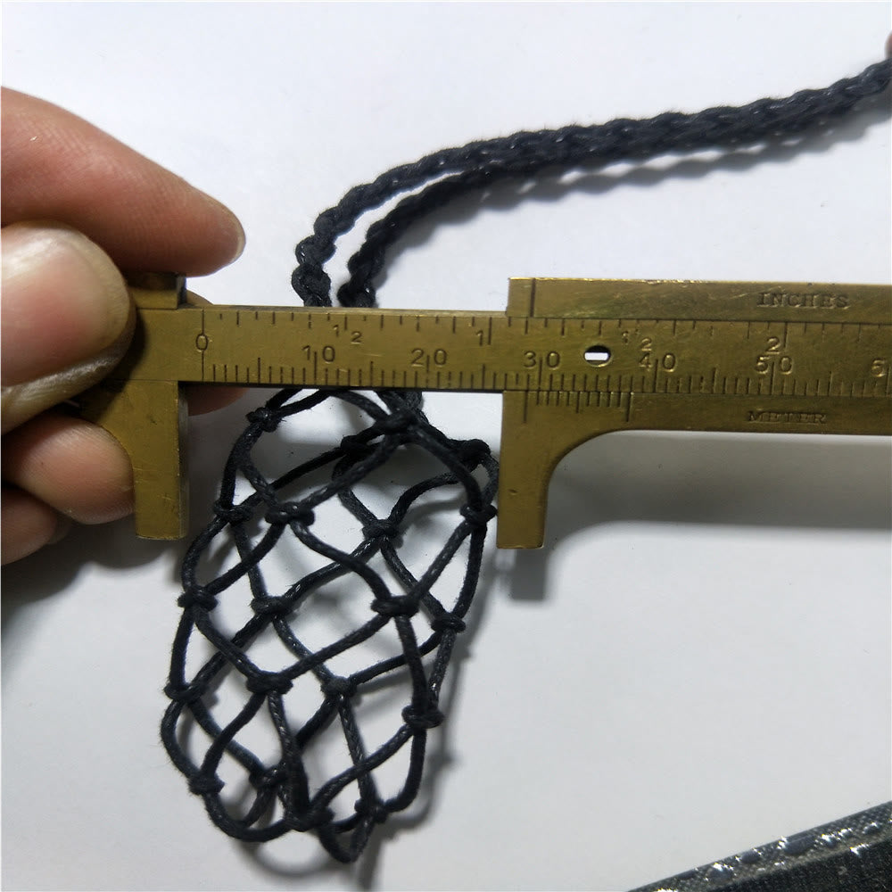 Olivenorma Borsa a rete regolabile extra large intrecciata a mano da 5,5 cm