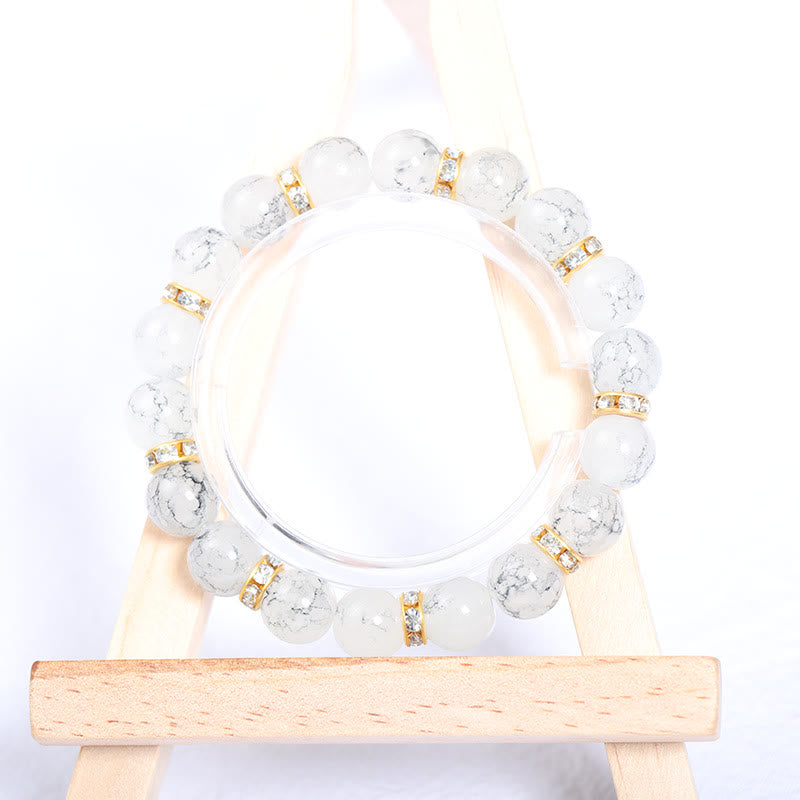 Olivenorma Evil Eye Hamsa Braccialetto di perline a quattro strati