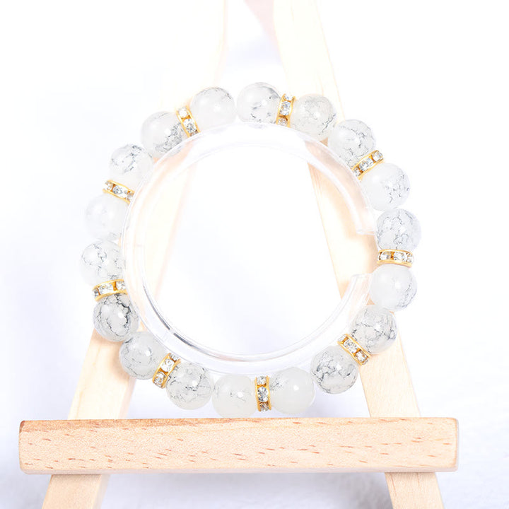 Olivenorma Evil Eye Hamsa Braccialetto di perline a quattro strati