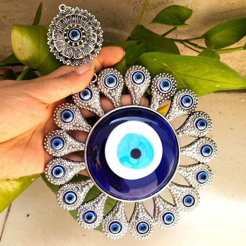 Ciondolo da appendere a parete con occhio diabolico blu Olivenorma Decorazione da parete