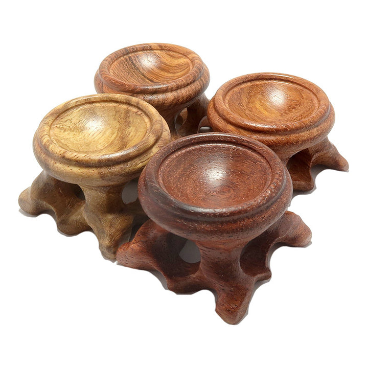 Olivenorma Wood Stands per sfere di cristallo Uova Pastorale Decorazione Display 