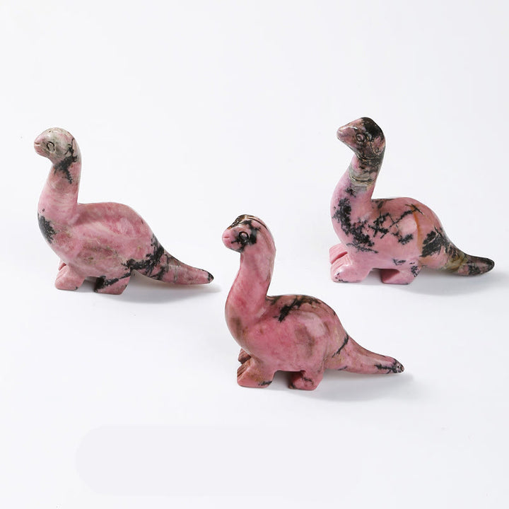 Olivenorma 2,5 pollici cristallo dinosauro casa docor decorazione pietra preziosa 