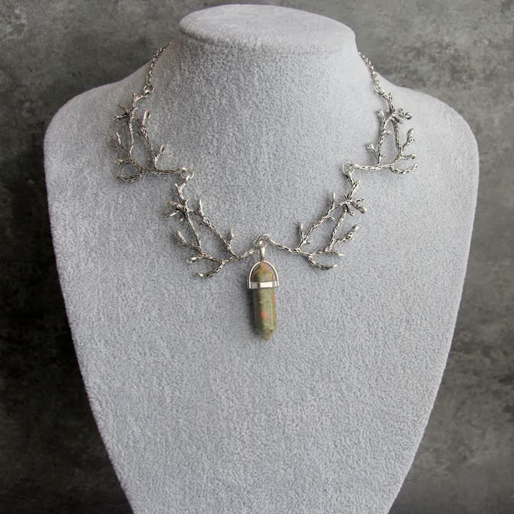 Olivenorma "La luce del Mantra" - Collana esagonale in cristallo naturale