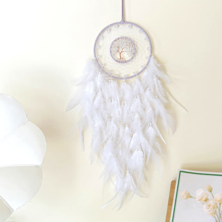Olivenorma Albero della vita Sodalite blu Ghiaia Dream Catcher