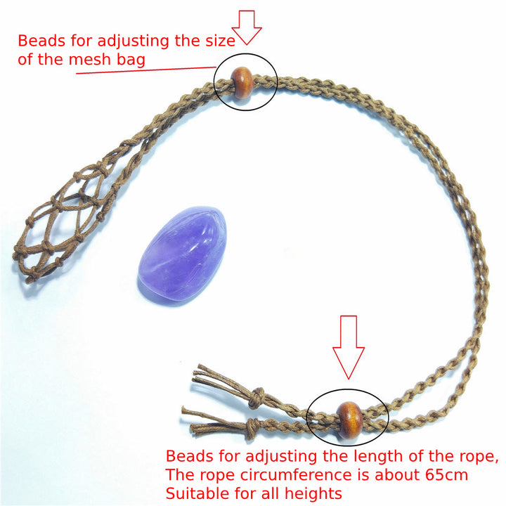 Olivenorma Borsa a rete regolabile extra large intrecciata a mano da 5,5 cm