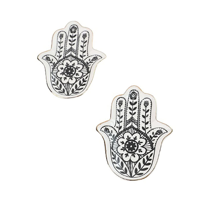 Olivenorma Trinket Ring Dish Hamsa Piccolo sottobicchiere per gioielli