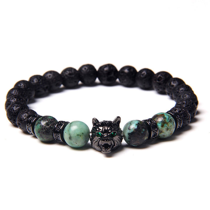 Bracciale Lupo Olivenorma Lapislazzuli - Turchese africano - image 12