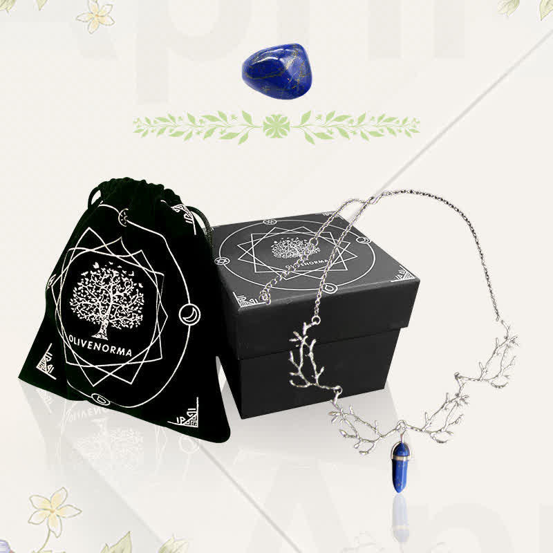 Olivenorma "La luce del Mantra" - Collana esagonale in cristallo naturale