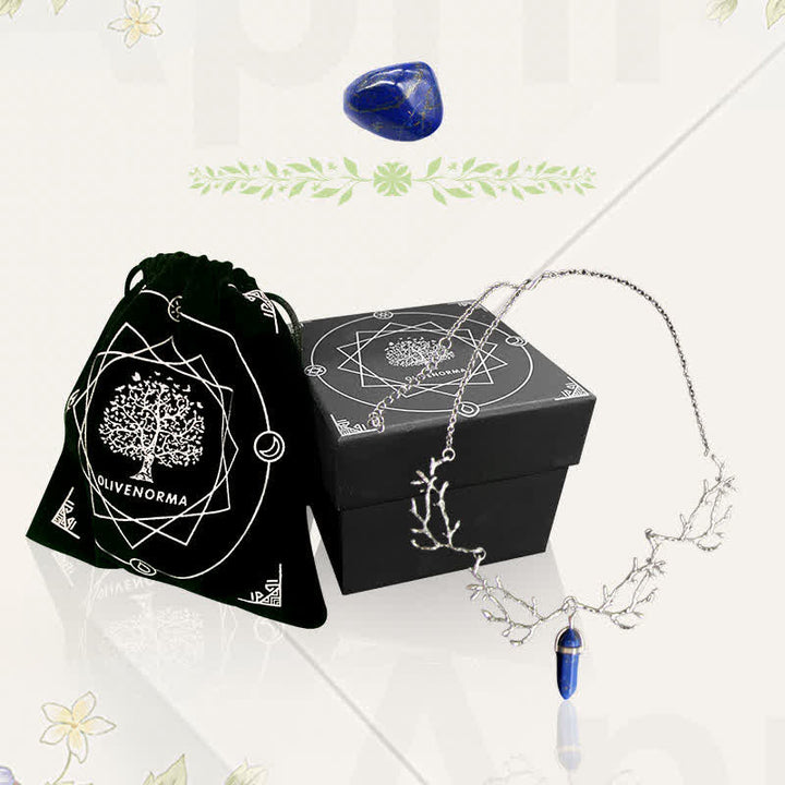Olivenorma "La luce del Mantra" - Collana esagonale in cristallo naturale