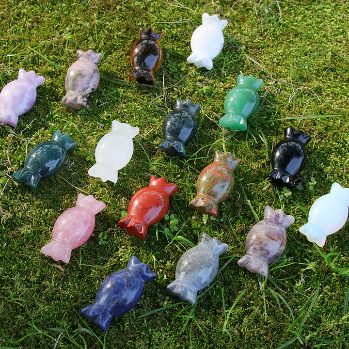 Ornamenti di cristallo natalizio Olivenorma caramelle, decorazioni in pietra preziosa 