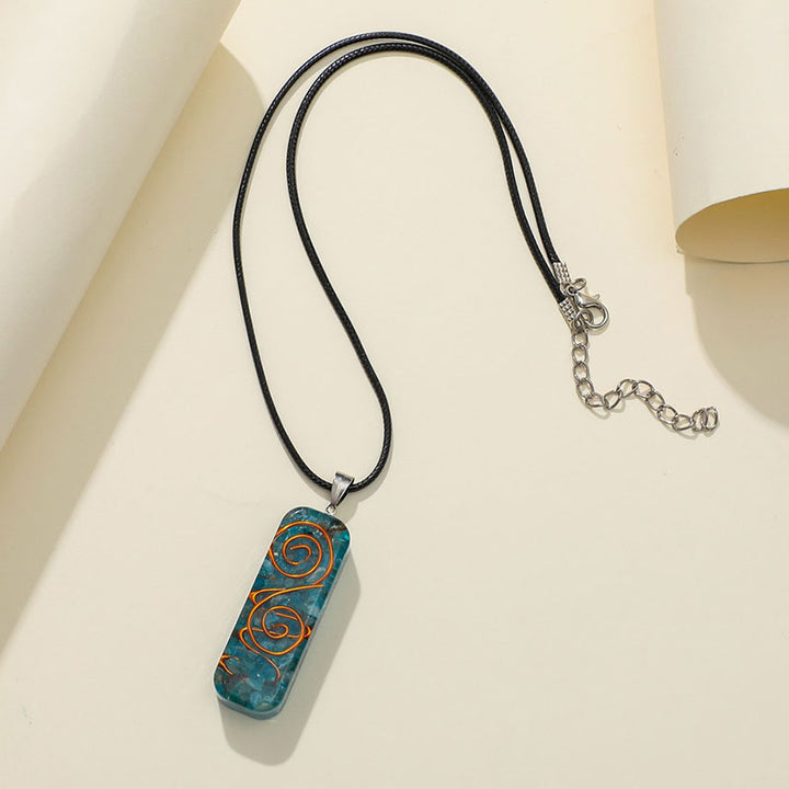 Collana curativa in cianite Olivenorma 