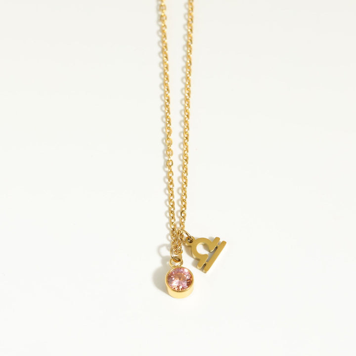 Collana in acciaio inossidabile con rune zodiacali Olivenorma