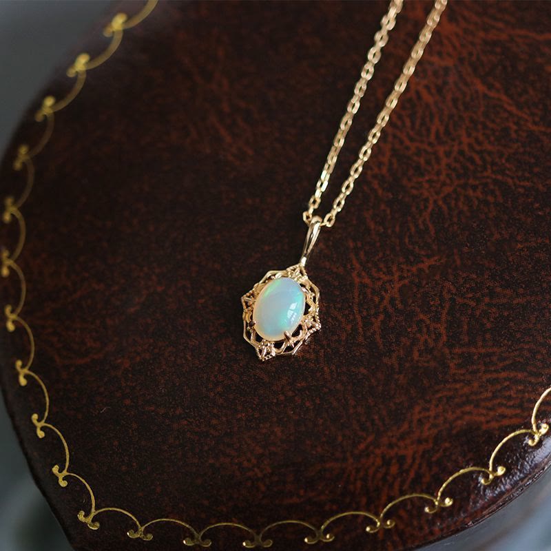Collana regolabile in pizzo di rame stile vintage Olivenorma