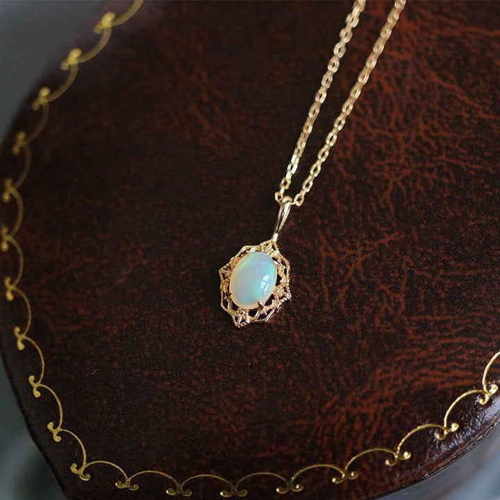 Collana regolabile in pizzo di rame stile vintage Olivenorma